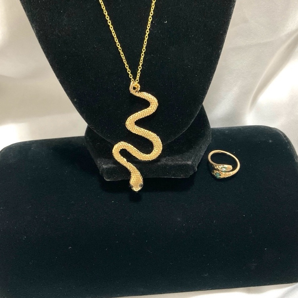 Snake Necklace & Snake Ring - Picture 6 of 11